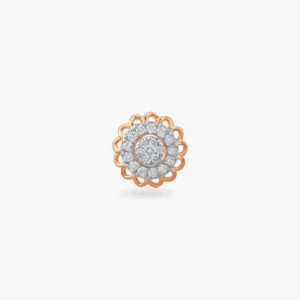 Lattice Bloom Diamond Nose Pin